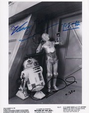 DANIELS BAKER signed autograph 20x25cm STAR WARS in person autograph ACOA
