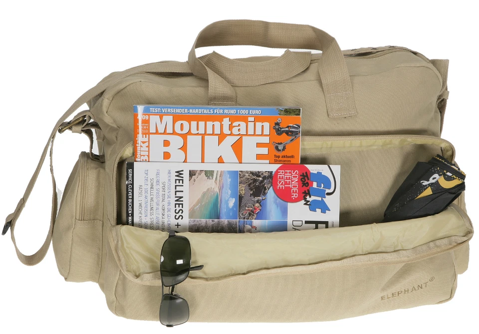 Reisetasche Canvas XL 50 L Sporttasche Weekender Canvastasche Tasche 3525 Sand - Bild 3 von 4