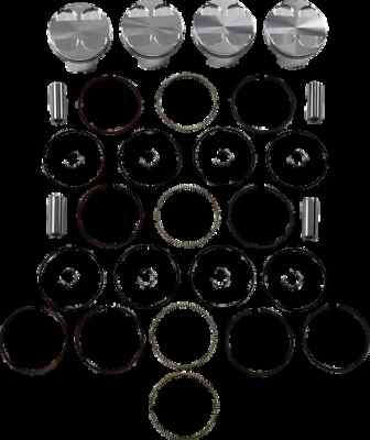 JE Piston Kit Rings Pins FSR 2mm OB 86mm Bore 13.5:1 Ninja ZX14 2006-2011
