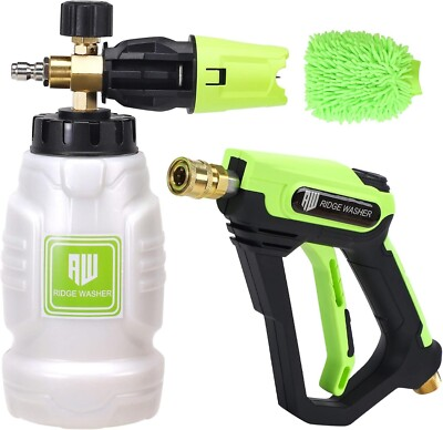 #ad Pressure Washer Gun Adjustable Snow Foam Gun 4000 PSI Power Washer with 1 4quot;... $50.90