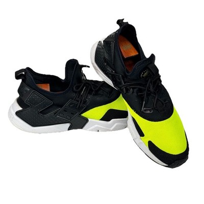 Nike Air Huarache Drift Mens Size 11 Volt Black Athletic Running Shoes Sneakers
