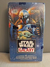 2026 Topps Chrome Star Wars Galaxy - Hobby Box Factory Sealed 🔥🔥🔥