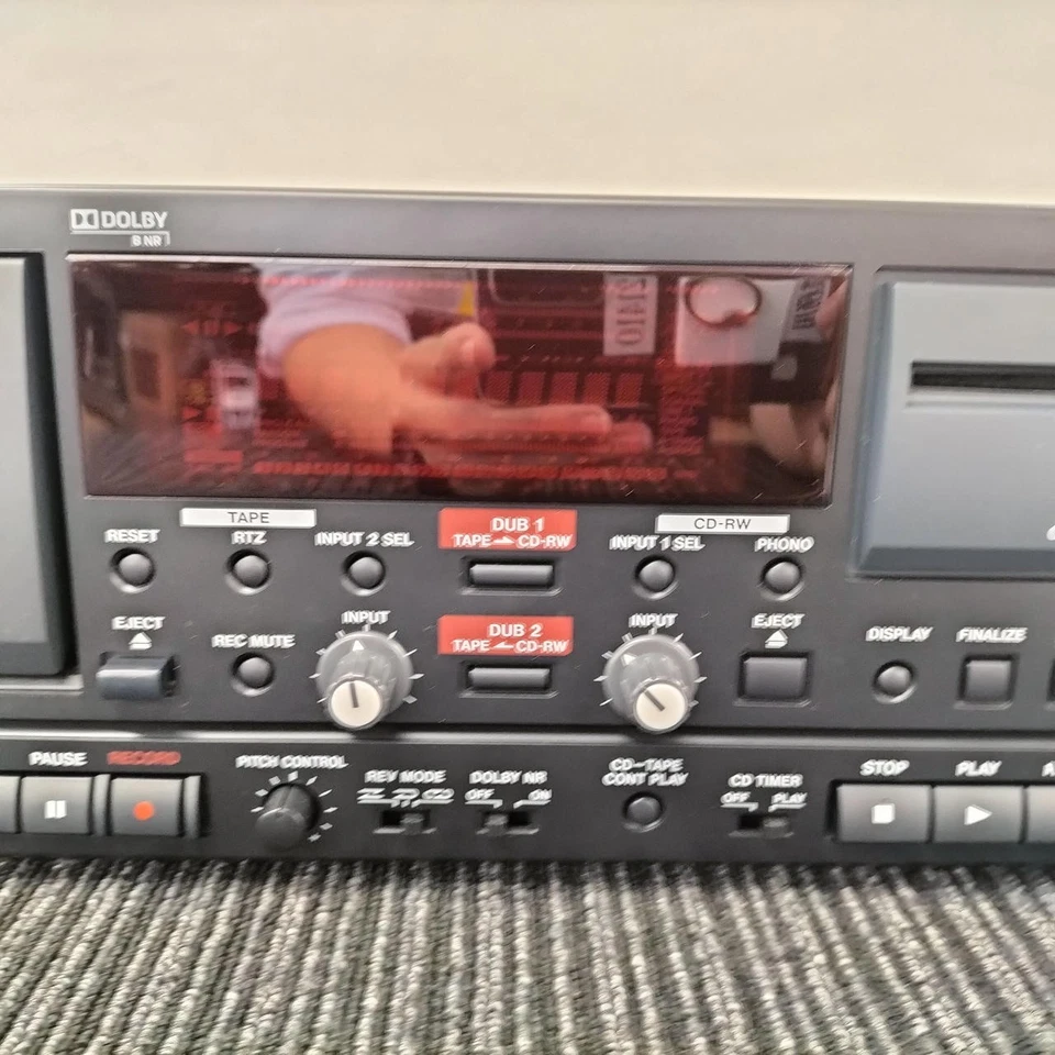 Tascam CC-222SL MKII Professional Cassette/CD Recorder combo Junk - Image 4 of 4