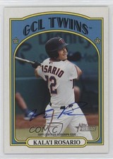 2021 Topps Heritage Minor League Edition Real One Kala'i Rosario Auto 0dp1