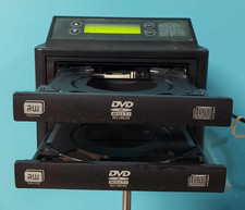 ZipSpin D121-L CD DVD R/RW Disc Duplicator Copier Recorder Burner System - Black