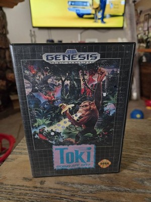 Toki: Going Ape Spit (Sega Genesis, 1992) Complete CIB Case, Manual & Game