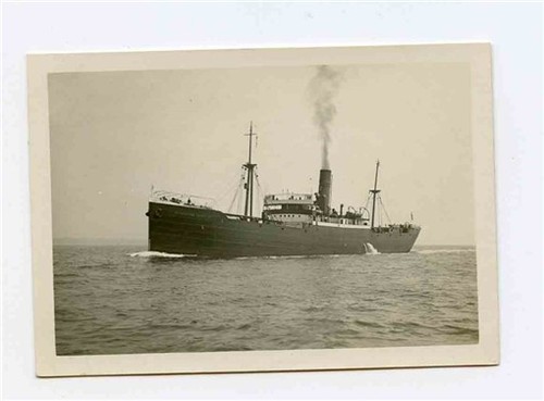 SS Manchester Merchant Photograph in Eastham Channel 1929 