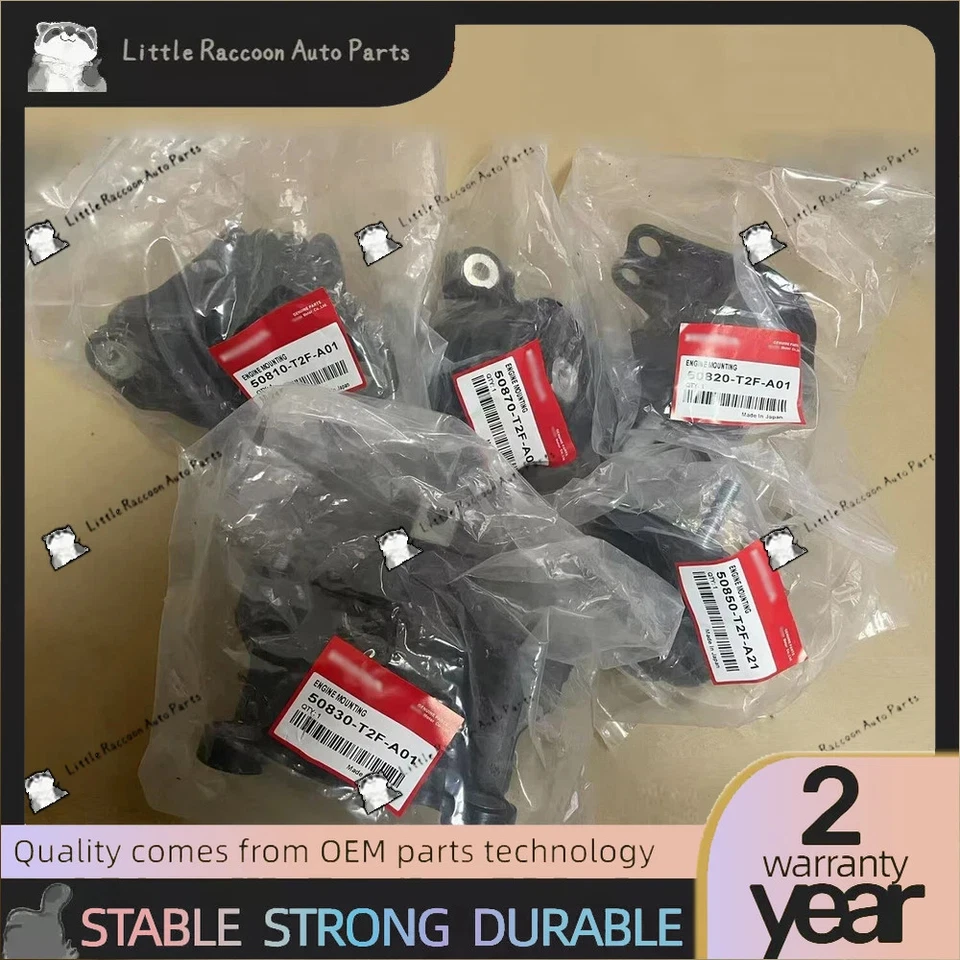 Juego de 5 soportes de motor y transmisión para Honda Accord 2013-16 2017 2,4 L aire acondicionado Foto 4 de 4