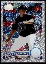 2011 Topps Diamond Anniversary Frank Francisco Silver Sparkle Card #459