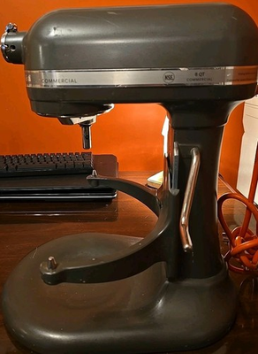 #ad #ad KitchenAid KSM8990DP Commercial 8 Qt Bowl Lift Mixer Gray Works Great $350.00