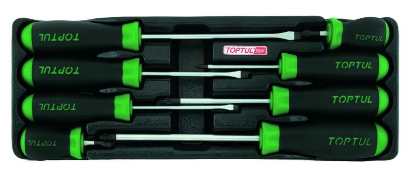 Fits TOPTUL GAAT0805 Insert tray with tools for trolley with equipment 8 pcs GA