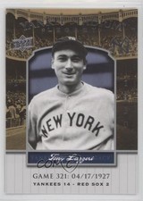 2008 Upper Deck Yankee Stadium Legacy Tony Lazzeri #YSL321 HOF 2k3
