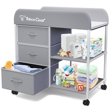 Portable Baby Changing Table Diaper Station with Storage Organizer