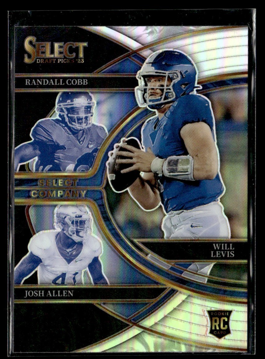 Randall Cobb Will Levis Josh Allen 2023 Panini Select Company Draft Picks Silver