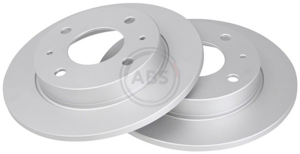 2X A.B.S. Bremsscheibe 17671 FüR Colt Smart Mitsubishi 454 Czc Forfour Rg 6 Z31A-image