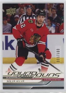 2024 Upper Deck Series 2 Young Guns Exclusives /100 Nolan Allan #491 Rookie RC