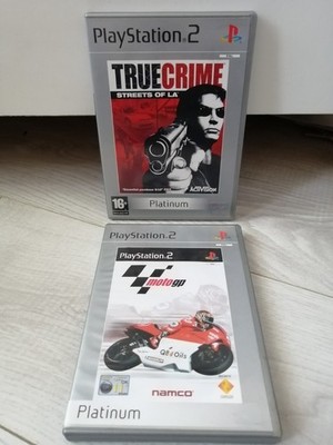 Sony PlayStation 2 Platinum Bundle: True Crime: Streets Of LA / Moto GP NAMCO