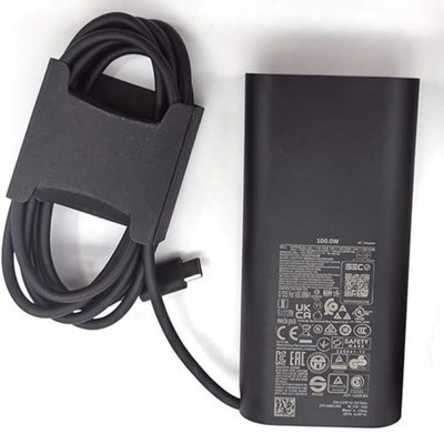 Genuine DA100PM220 0JRF1C 100W USB TypeC GAN AC Adapter For XPS15 9550 9560 9570