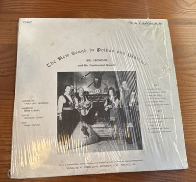 Bill Leonchik Continental Quartet The New Sound in Polkas & Waltzes plus 1 more