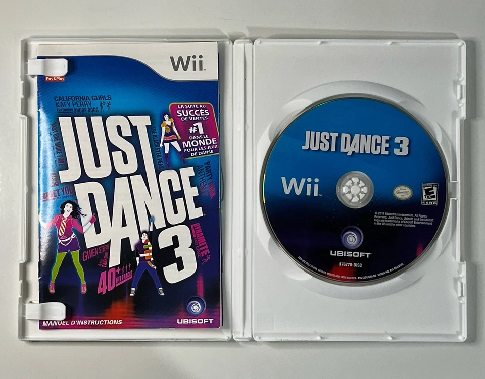 Just Dance 3 (Nintendo Wii, 2011) CIB, Complete & Tested! - Image 3 of 4