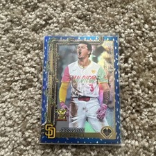 Jackson Merrill Blue Metallic Lights H30 Card Prices | Jackson