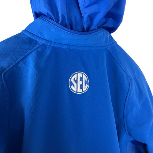 Chaqueta para Hombres Y2K Nike Kentucky Wildcats College Azul Cremallera Completa SEC Talla S - Imagen 8 de 8