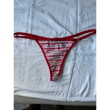 NWOT Frederick s of Hollywood Stripe String Thong Panty Size M