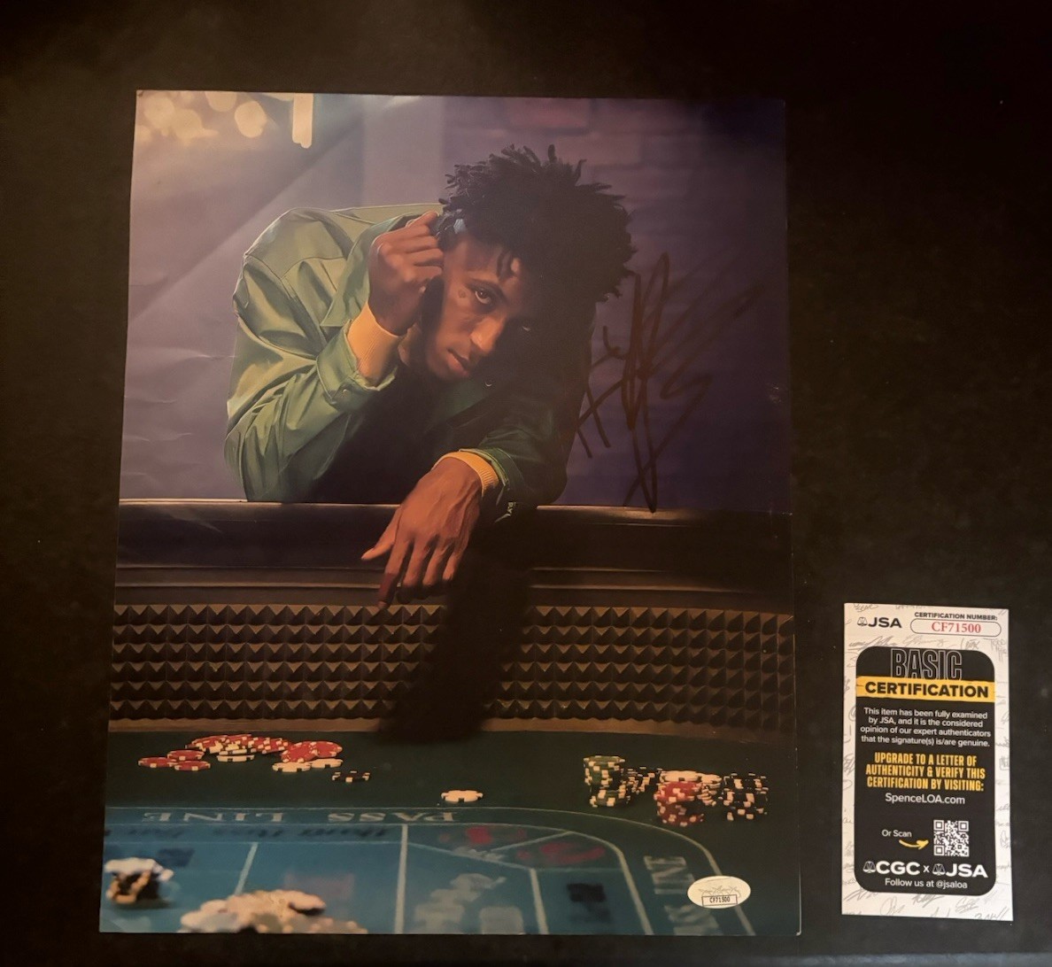 NBA YOUNGBOY SIGNED AUTOGRAPH 11x14 PHOTO NEVER BROKE AGAIN SLIME JSA COA