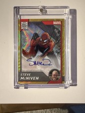 2025 Topps Chrome Marvel Spiderman /50 Steve McNiven  Auto