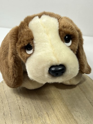 Bassett Hound Hund Beanie Buddies Plüschtier Stofftier Vintage 1998 Ty Toy braun - Bild 2 von 9