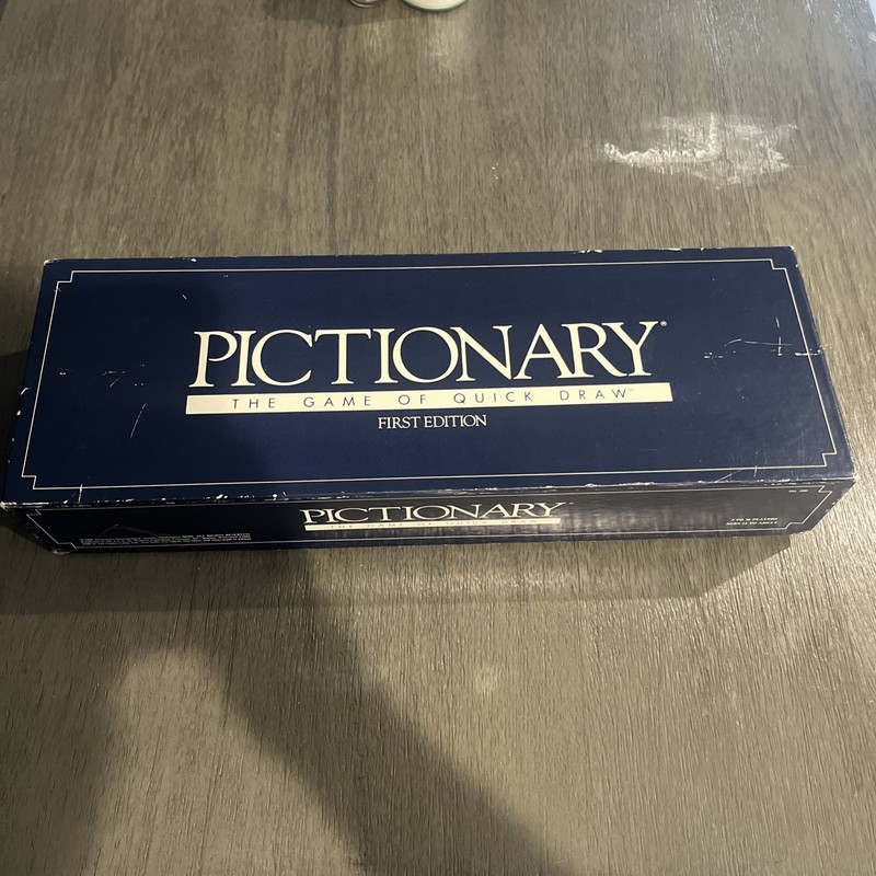 1985 Pictionary 1st Edition Charades Game Complete in Very Good Condition