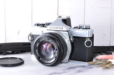  Near MINT Olympus OM-2 SLR Camera w/Zuiko 50mm f/1.8 Meter Works Fully Tested 