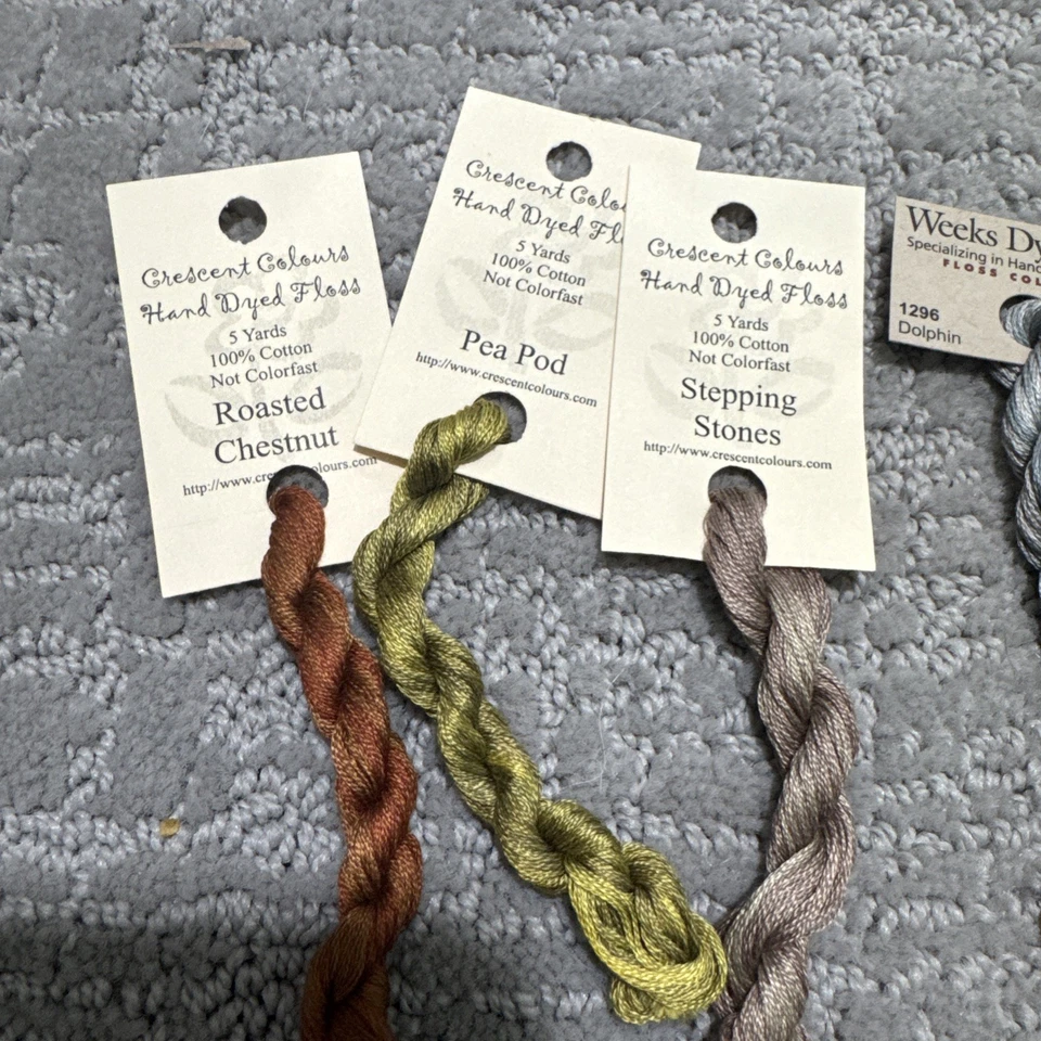 Thirteen Colonies Cross Chart Pattern by Little House Needleworks W/ 6 Colors - Image 4 of 4