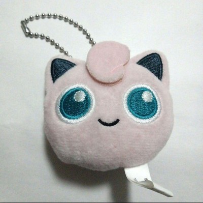 Pokemon Jigglypuff Face Plush Mascot Embroidered Pocket Monsters Toy