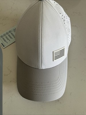NWT Alter Ego Trotter Standard Running USA Snapback Hat Flag White New Cap