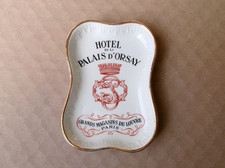 Vintage French Ashtray Hotel du Palais d'Orsay / Grands Magasins du Louvre Paris