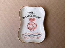 Vintage French Ashtray Hotel du Palais d'Orsay / Grands Magasins du Louvre Paris