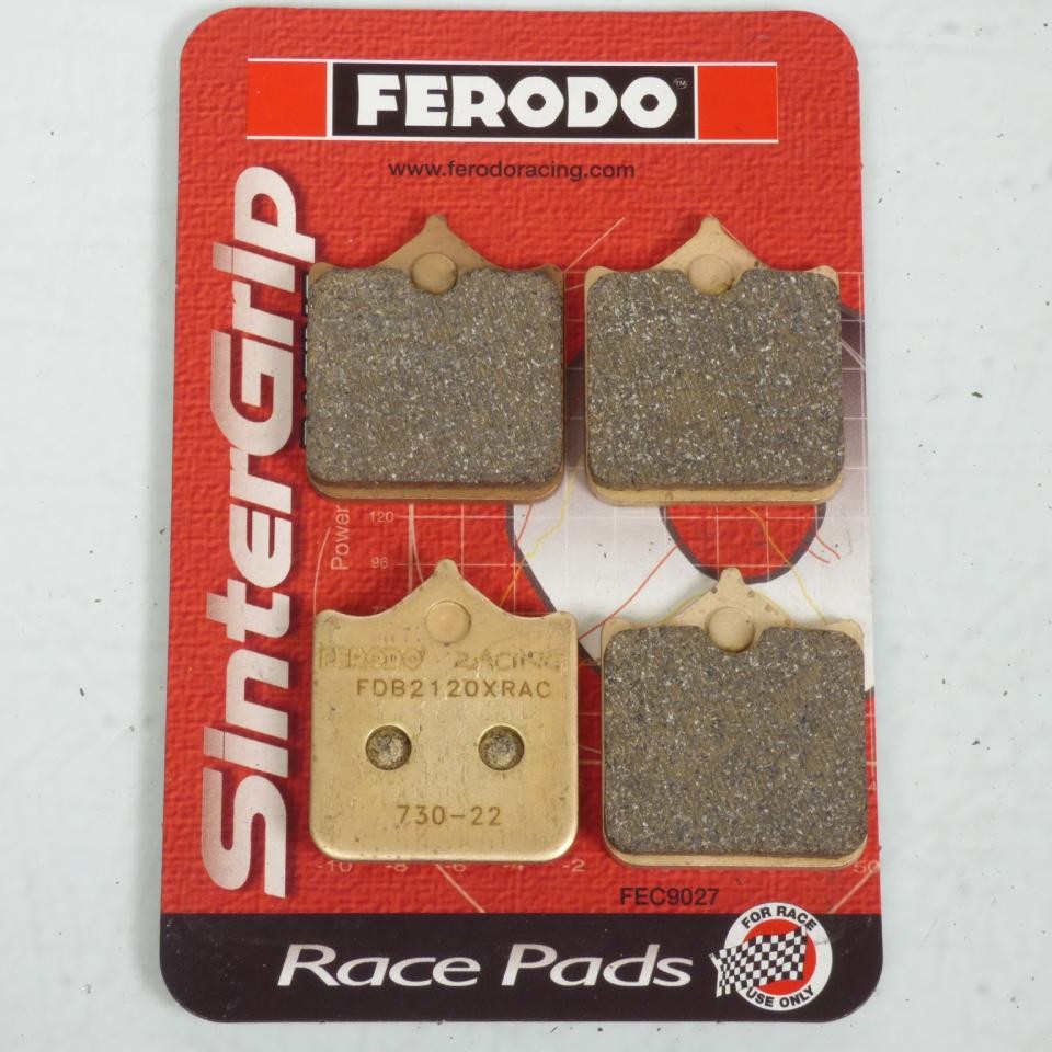 Plaquette de frein Ferodo metal fritte haute endurance pour avant Ducati Monster S4R