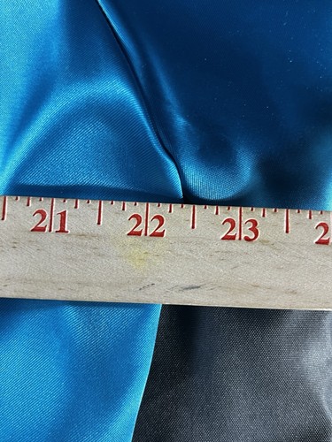 VTG 80s Chevrolet Bomber Jacket Mens Turquoise Satin King Louie USA Made Size L - Picture 11 of 18