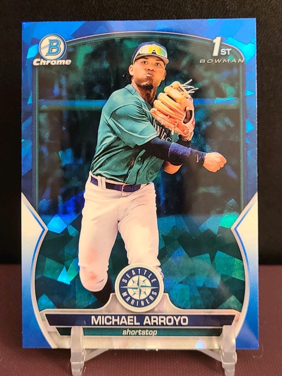 2023 Bowman Sapphire - Chrome Prospects Michael Arroyo #BCP-63 1st Bowman RC
