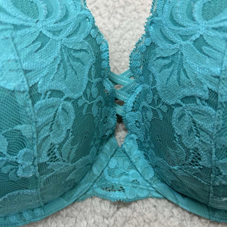 Torrid Bra 46C Push Up Bra Boost Plunge Push Up Lace - Image 2 of 4