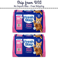 X2 Fresh Step Clean Paws Multi-Cat Litter with Febreze 38lb