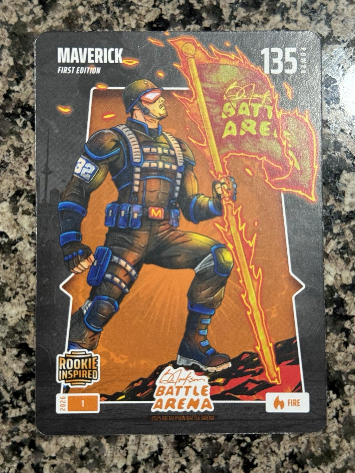 MAVERICK COOPER FLAGG 2026 Bo Jackson Battle Arena RC 1st Edition Fire