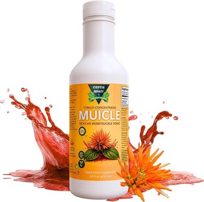 GREEN ROYALTY Muicle Concentrated Tonic 650 | Traditional Mexican Honeysuckle He