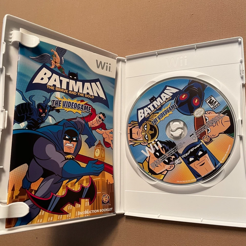 Batman el Valiente y el Audaz el Videojuego Wii con estuche - Probado y Funciona Foto 3 de 3