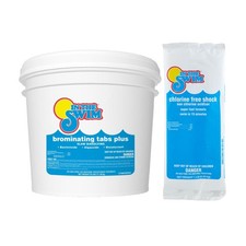 In The Swim Chlorine-Free Shock Bundle and Bromine Plus: Includes 24 x 1 Pound