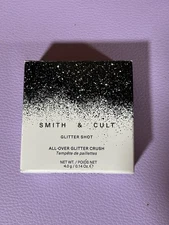 smith & cult giltter shot all- over glitter crush highlighter in bronze .14oz