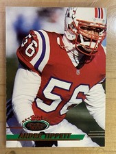 1993 Stadium Club Football Card #395 Andre Tippett - New England Patriots 
