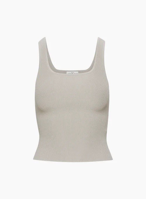 Babaton sculpt knit square neck tank Medium Aritzia