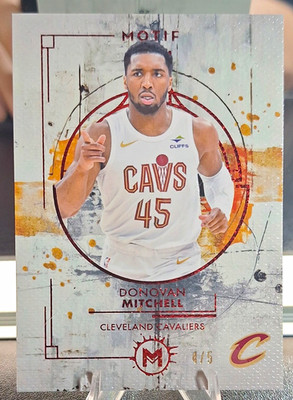 Topps Motif Donovan Mitchell Cleveland Cavaliers NBA 4/5 Number Match